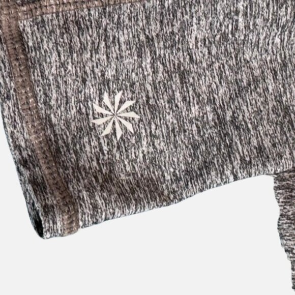 Athleta Vitamin Sea Zip Up Gray Heathered Athleisure Snug Hoodie  (Size M) - Picture 9 of 9